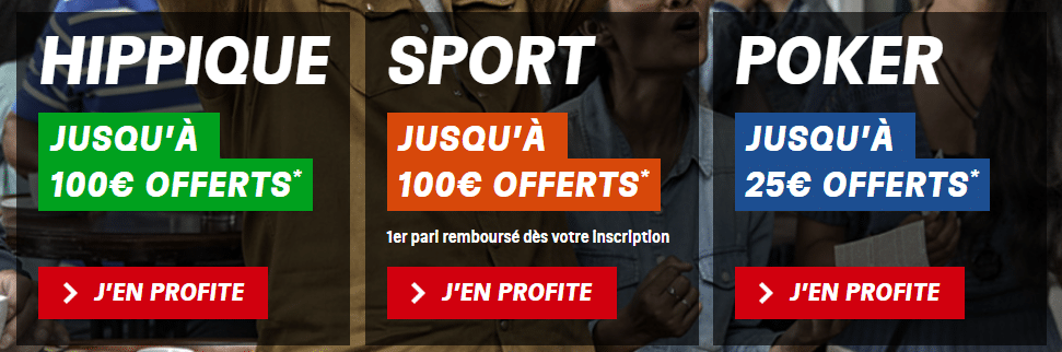 offres de bienvenue code promo PMU