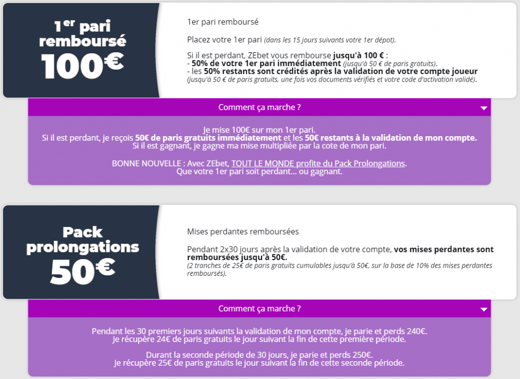 Zebet explications bonus